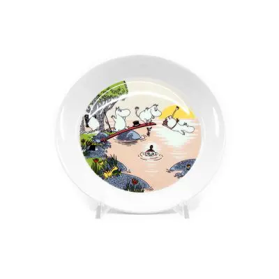 Moomin Plate Evening Swim