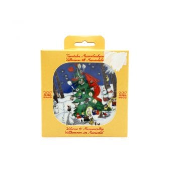 Moomin Wall Plate Christmas Card