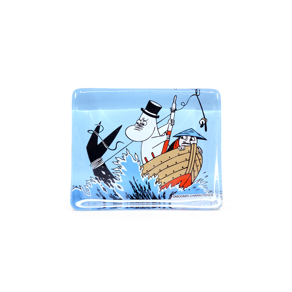 ムーミンガラスカード Moominpappa and the Sea