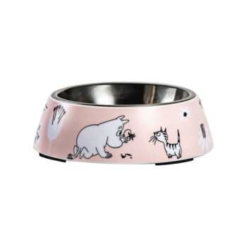 Muurla Moomin For Pets skål S, rosa