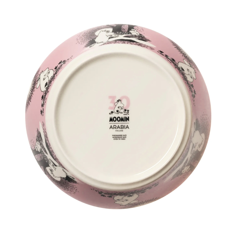 ムーミンサービングボウル ラブ 30周年