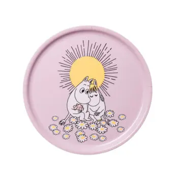 Muumi-tarjotin Sydänkäpyset