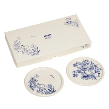 Muumi-minilautaset Haru Hemuli ja Hattivatit