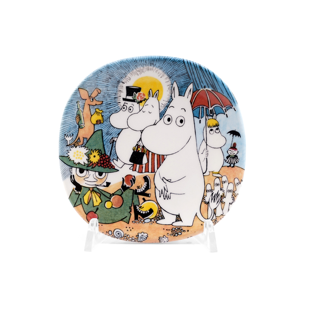 Muumi-seinälautanen Sunnuntaikävely