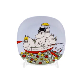Mumin väggtallrik Muminfamiljen