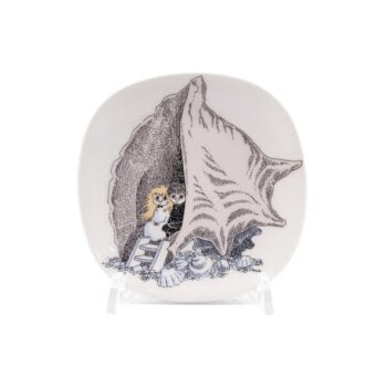 Muumi-seinälautanen Nyyti ja Tuittu