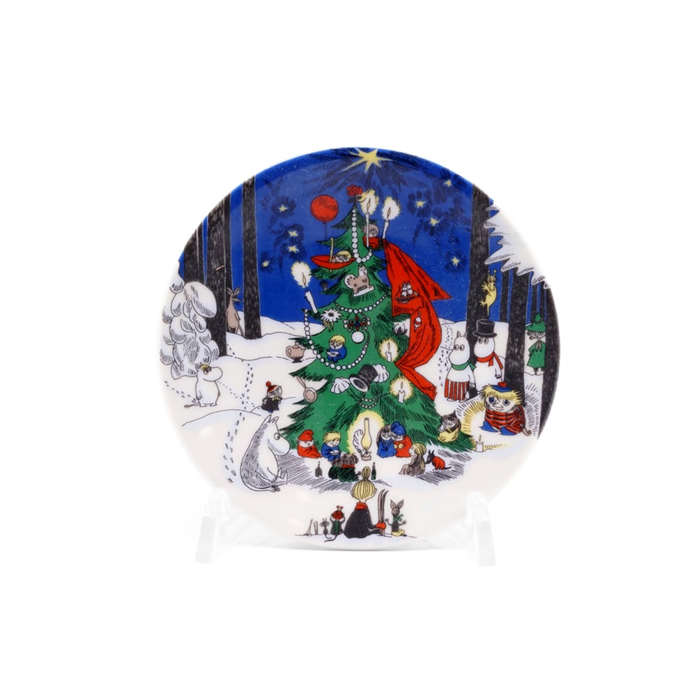 Moomin Wall Plate Christmas Card