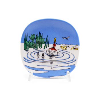 Mumin väggtallrik Lilla My simmar