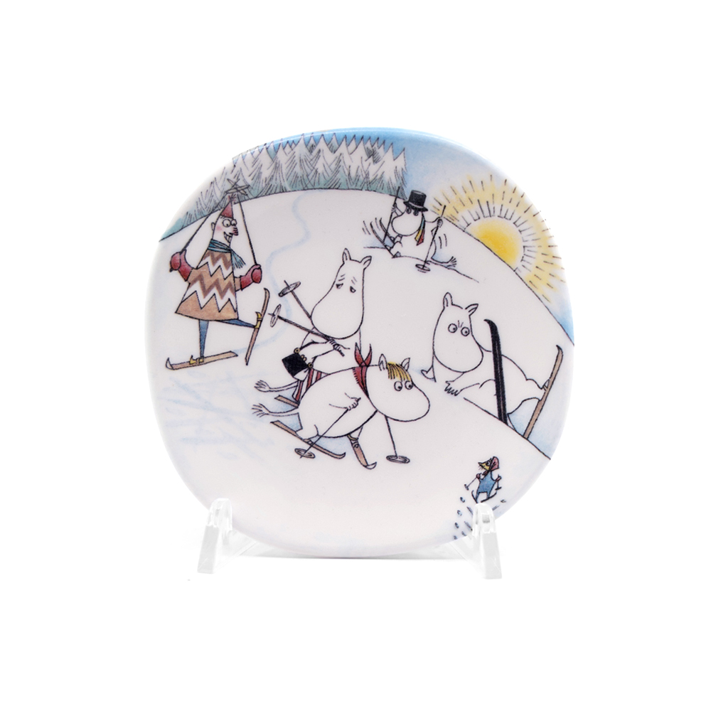 Moomin Wall Plate Ski Slope